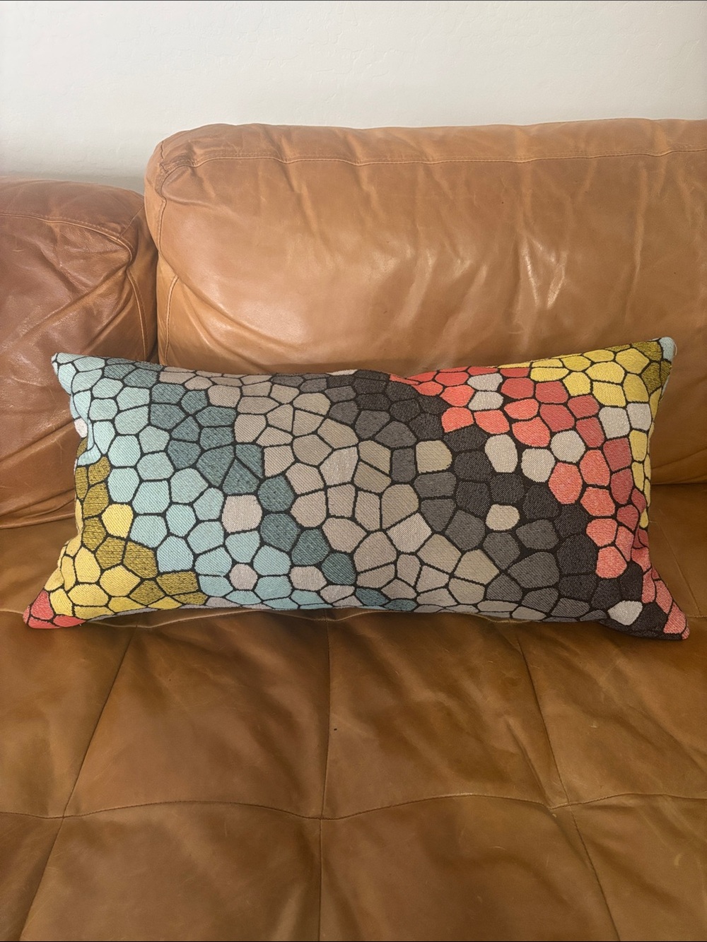 13 x 26 inch geometric down pillow